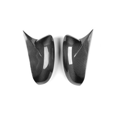 Imagem de Capa de espelho retrovisor de fibra de carbono seca autêntica decoração espelho lateral capa de moldura compatível com Toyota Corolla 2019-2021 acessórios de carro