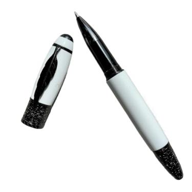 Imagem de AEHON Caneta-tinteiro de metal, ponta EF F, minimalista, sofisticada, para negócios, escola, escritório, material de escrita, caneta esferográfica (07, caneta com caixa)