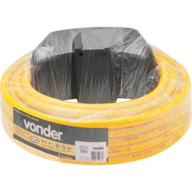 Imagem de Mangueira Para Jardim 1/2 Amarela Super Flexível Suporte Co - Vonder