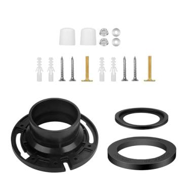 Imagem de Kit de vedação de vaso sanitário para reparo de carro RV (flange, esfera de descarga e junta de base) para acessórios Dometic série 300, 310, 320 RV
