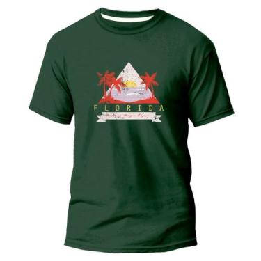 Imagem de Camiseta Básica Algodão Premium Estampa Digital Florida DTF - Pavesi, 