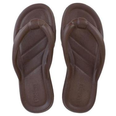 Imagem de Chinelo Feminino Usaflex Marrom Mousse - AH30-Feminino