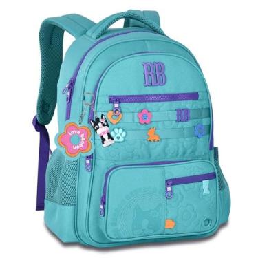 Imagem de Mochila De Costas Flower Power Rebecca Bonbon Nova Coleção Cor:Verde, 