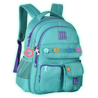 Imagem de Mochila Costas Rebecca Bonbon Escolar Passeio Meninas Verde