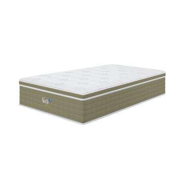 Imagem de Colchão Sonos Nattu Látex Solteiro Mola Ensacada 88x188x34cm