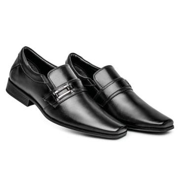 Imagem de Sapato Social Confort Macio Confortável Luxo 70183 Preto - Bertelli, 3