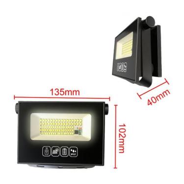 Imagem de Refletor Solar Granfei Led 200w e 400w Placa Prova Dágua Dobrável Ajus