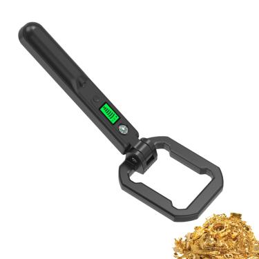 Imagem de Detector de metais à prova d'água – scanner dourado dobrável, detector de ouro de bússola integrado com alerta sonoro e vibração – para adultos e crianças, caça ao tesouro