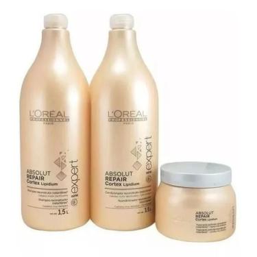 Imagem de Kit Capilar Completo Loreal Absolut Repair Lipidium 3 Itens - Loreal P