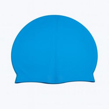 Imagem de Touca De Natação Silicone Unissex Adulto Mulher Homem Alta Elasticidade Treino Praia Piscina Cor Sortida Cor:azul