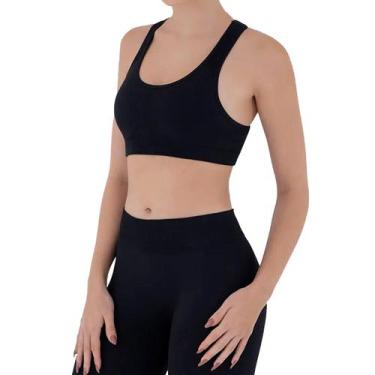 Imagem de Top Esportivo Lupo Challenge Nadador - Preto, M