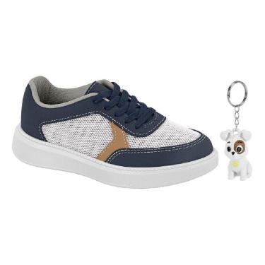 Imagem de Tênis Infantil Molekinho Casual Menino Com Chaveiro Cachorro 2861.120-Masculino
