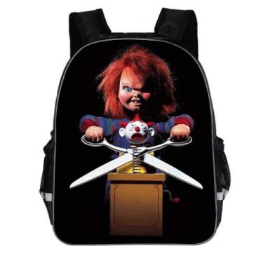 Imagem de Mochila Childs Plays Chucky Anime School Bag Cartoon 29x16x33cm - yiwe