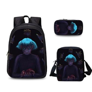 Imagem de Conjunto de mochilas Sallys Faces School Students, 3 unidades com bols