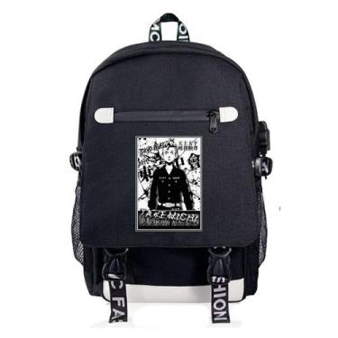 Imagem de Mochila escolar Tokyo Avengers Kids de algodão e poliéster - yiweisai