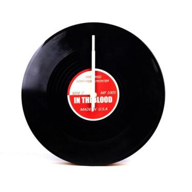 Imagem de Relógio de parede Creative Vinyl Record Anime Black 30cm - yiweisai