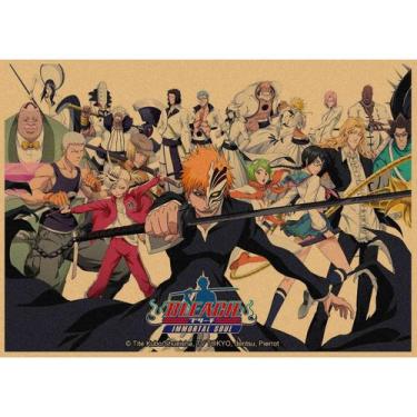 Imagem de Pôster de arte de parede Picture Bleachs Anime Art 29.7x42cm - yiweisa