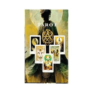 Imagem de 78 Cartas De Tarô Em Inglês Para Oráculo, Previsão Do Destino, Adivinh