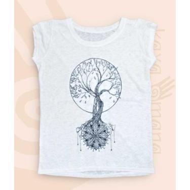 Imagem de Camiseta Feminina Hippie Boho Étnica Zen Ioga CACB006 CHCB002 CCCA002 