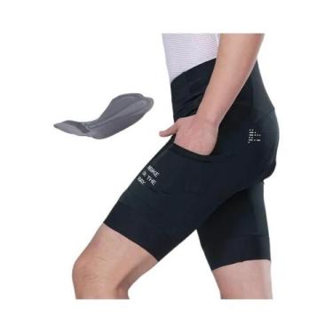 Imagem de Calças De Ciclismo Masculinas De Verão Com Amortecimento, Calças De Bi