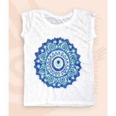 Imagem de Camiseta Feminina Hippie Boho Étnica Zen Ioga CACB006 CHCB002 CCCA002 