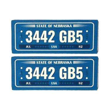 Imagem de Kit De Placa De Licença De Metal Em Escala 1/10 Para Carros RC Traxxas