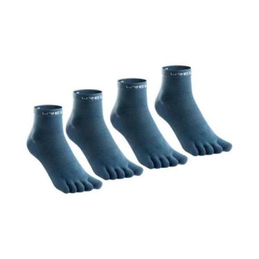 Imagem de Meias Esportivas COOLMAX Respiráveis E Leves De Cinco Dedos Para Corri