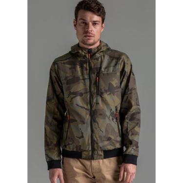 Imagem de Jaqueta Masculina em Nylon Camuflada com Capuz-Unissex
