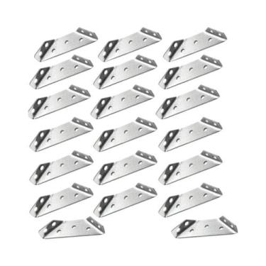 Imagem de Suportes De Ângulo Reto Em Aço Inoxidável, 90 Graus, 1/10/30/50 Peças,