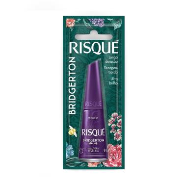 Imagem de Esmalte Roxo Risqué Bridgerton A Autora Revelada Metálico Blister 8ml