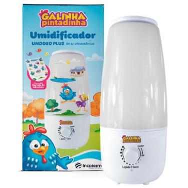 Imagem de Umidificador de Ar Bivolt 1.6L Galinha Pintadinha - INCOTERM, Bivolt