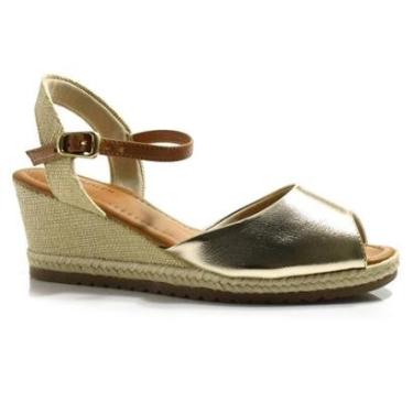 Imagem de Sandália Anabela Feminina Cazzualen T5828-181-Feminino