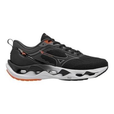 Imagem de Tênis Mizuno Wave Stratos 3 Masculino - Preto 43-Masculino