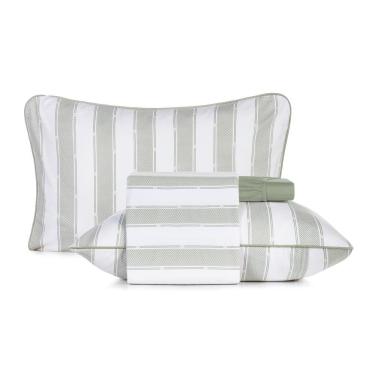 Imagem de Jogo De Cama King 4 Peças Altenburg Malha Fio Penteado Trilho