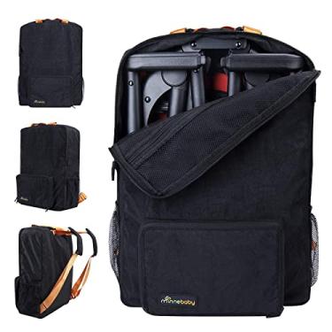 Imagem de Minne Baby Bolsa de viagem grande 3 em 1, compatível com GB Pockit & Pockit Air All-Terrain | Leve, impermeável e compacta para itens essenciais de viagem na primavera