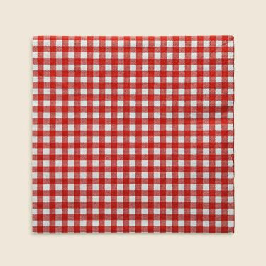 Imagem de Guardanapo Importado Vermelho 33x33 - VICHY