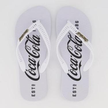 Imagem de Chinelo Coca Cola 1886 Branco-Masculino