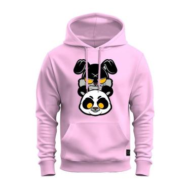 Imagem de Moletom Canguru Blusa De Frio Confortável Estampado Animais Empilhados-Unissex