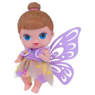 Imagem de Mini Boneca Fada - Baby’s Collection - Morena - Super Toys