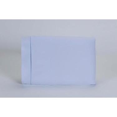 Imagem de Par de Fronhas 50x90 Ponto Palito 100% Algodão 180 Fios Branco - MRR C