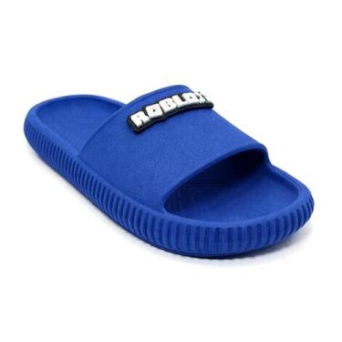 Imagem de Chinelo Slide Nuvem Menino Menina Gamer Roblo Jogo Confortável Macio L
