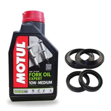 Imagem de Kit revisao bengala retentor/guarda po/oleo titan 150 04/15 - MOTUL