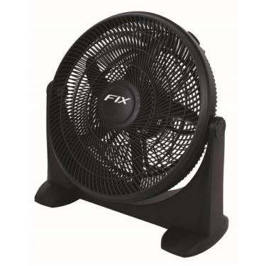 Imagem de Circulador de Ar com 3 Velocidades 40Cm 127V ou 220V - Fix, Preto, 110