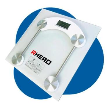 Imagem de Balança Digital Vidro Temperado Até 180 Kg Quadrada Banheiro - Congrat