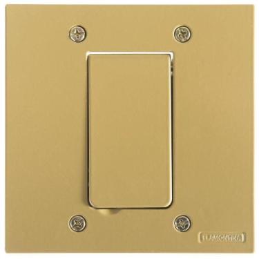 Imagem de Tampa 1 Posto 4x4 Para Piso Tramontina Modular Dourada