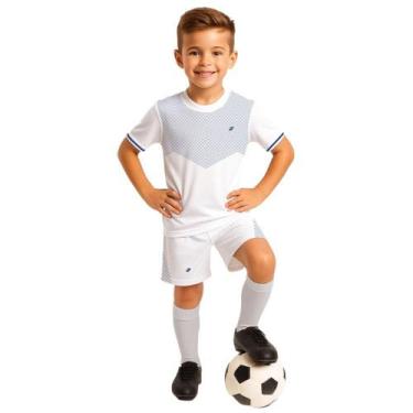 Imagem de Kit Infantil Futebol Camisa E Short Dry Fit Treino e Jogo - D'Sportivo