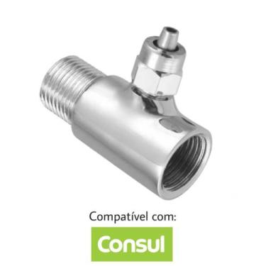 Imagem de Adaptador T Conexão Filtro Purificador de Água Consul Metal Cromado - 
