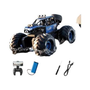 Imagem de Carro RC Anfíbio 4WD À Prova d'Água Para Crianças, Controle Remoto 2.4