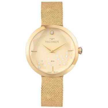 Imagem de Relógio Technos Feminino Crystal Dourado - Vx50aq-1d