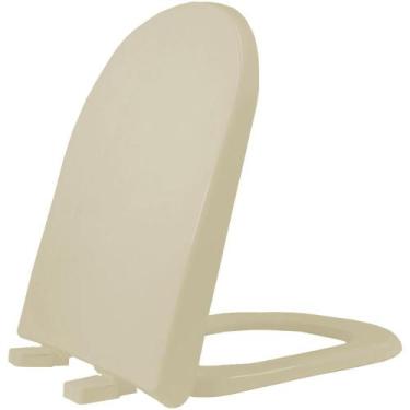 Imagem de Assento Sanitário Vogue Plus Fiori Lorenluna Creme Bone Soft Close - V